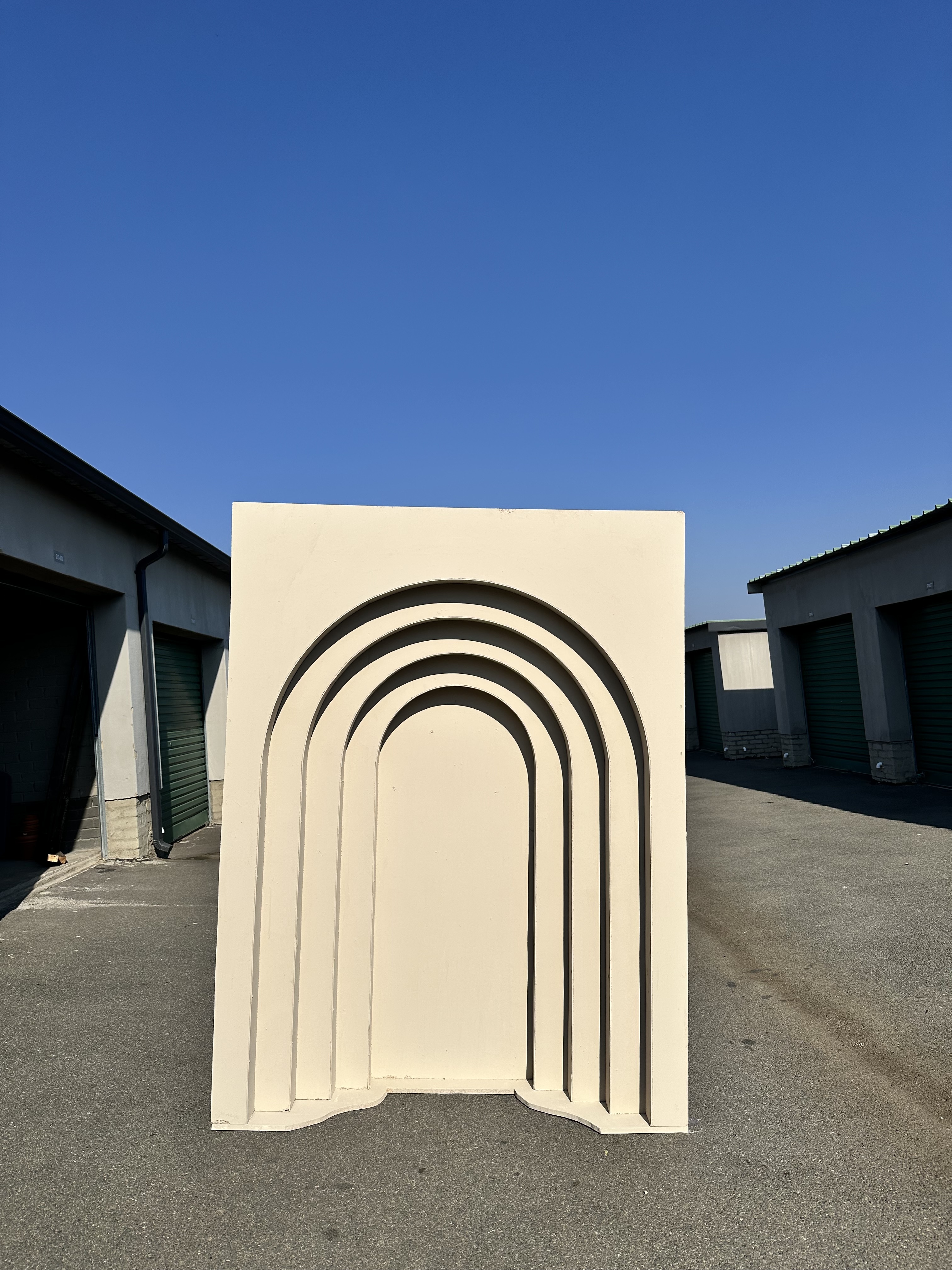 Step Arch Backdrop styled for an event