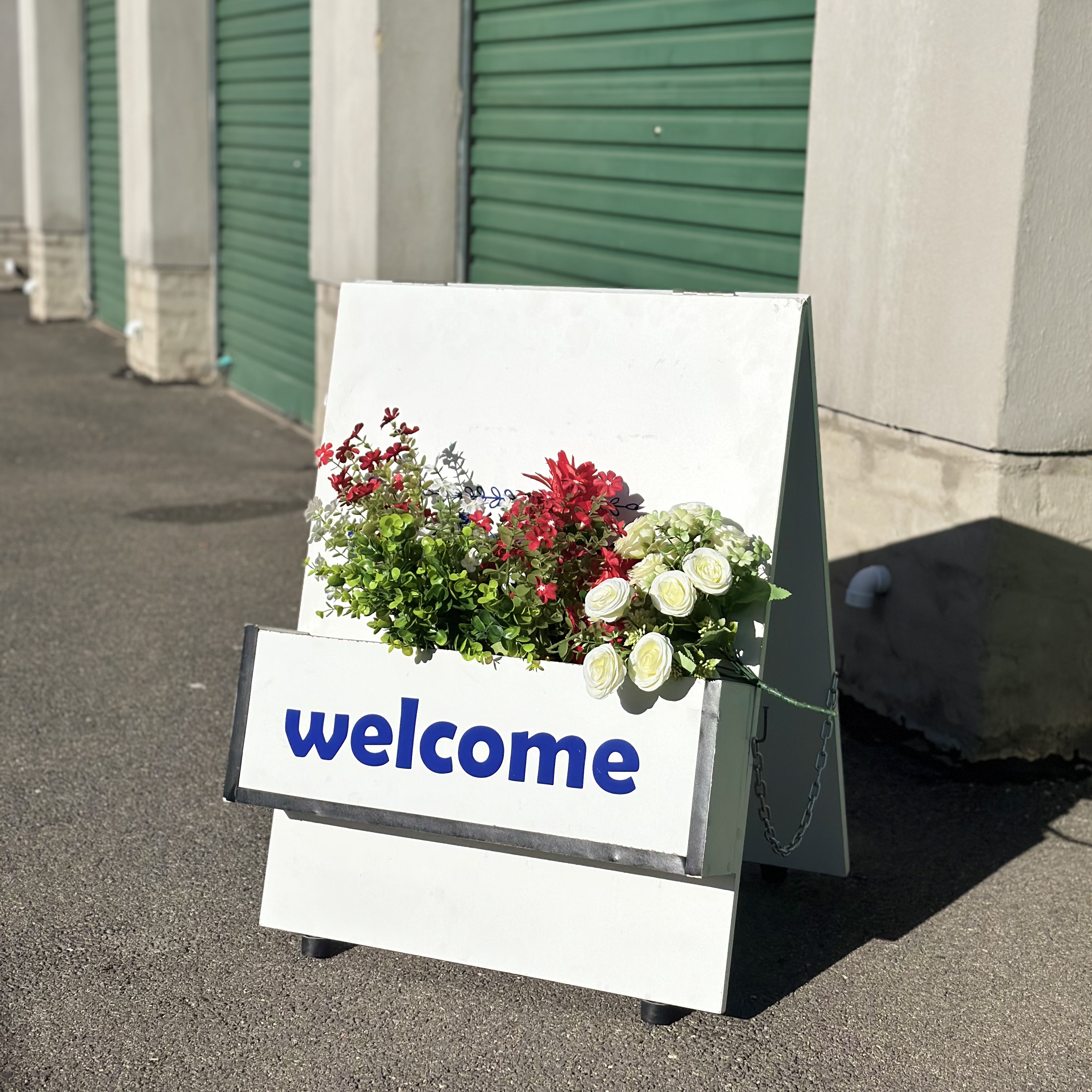 Welcome Board Flower Box for hire in Midrand
